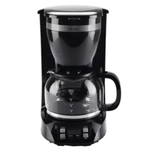 Croma 900 Watt 10 Cups Manual Espresso Coffee Maker with Keep Warm Function (Black)