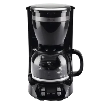 Croma 900 Watt 10 Cups Manual Espresso Coffee Maker with Keep Warm Function (Black)