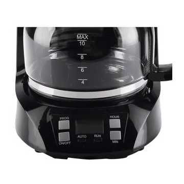 Croma 900 Watt 10 Cups Manual Espresso Coffee Maker with Keep Warm Function (Black) - Image 12