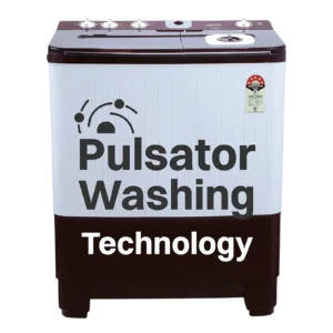 Croma 8.5 kg 5 Star Semi Automatic Washing Machine with Active Soak Function ( Burgundy)