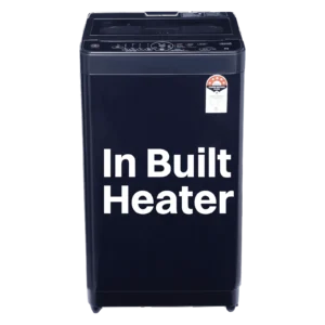 Croma 8 kg 5 Star Fully Automatic Top Load Washing Machine ( In-built Heater, Pure Black)