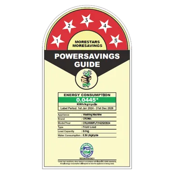 Croma 8 kg 5 Star Inverter Fully Automatic Front Load Washing Machine (CRLW080FLF316252, BLDC Invertor Motor, Polar Blue) - Image 7