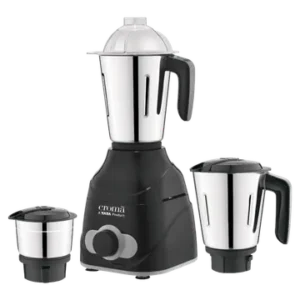 Croma 750 Watt 3 Jars Mixer Grinder (Easy Cleaning, Black)