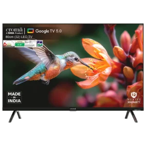 Compare Connect to Store Shop with Video Croma 80 (32 inch) LED HD Ready Smart Google TV with Dolby Audio