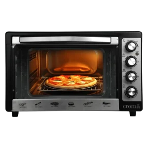 Compare Connect to Store Croma 48L Oven Toaster Grill with 4 Stage Heating Options (Black & Silver)