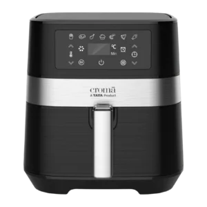 Croma AO6998 6L 1700 Watt Digital Air Fryer with Rapid Air Circulation System (Black)
