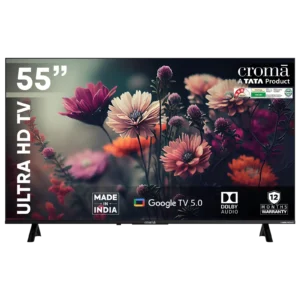 Croma 140 cm (55 inch) 4K Ultra HD LED Google TV 5.0 with Dolby Audio