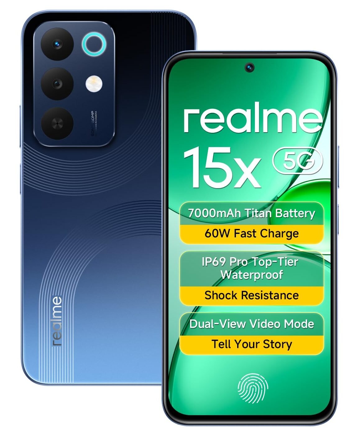 realme 15x 5G (Aqua Blue) - Image 10