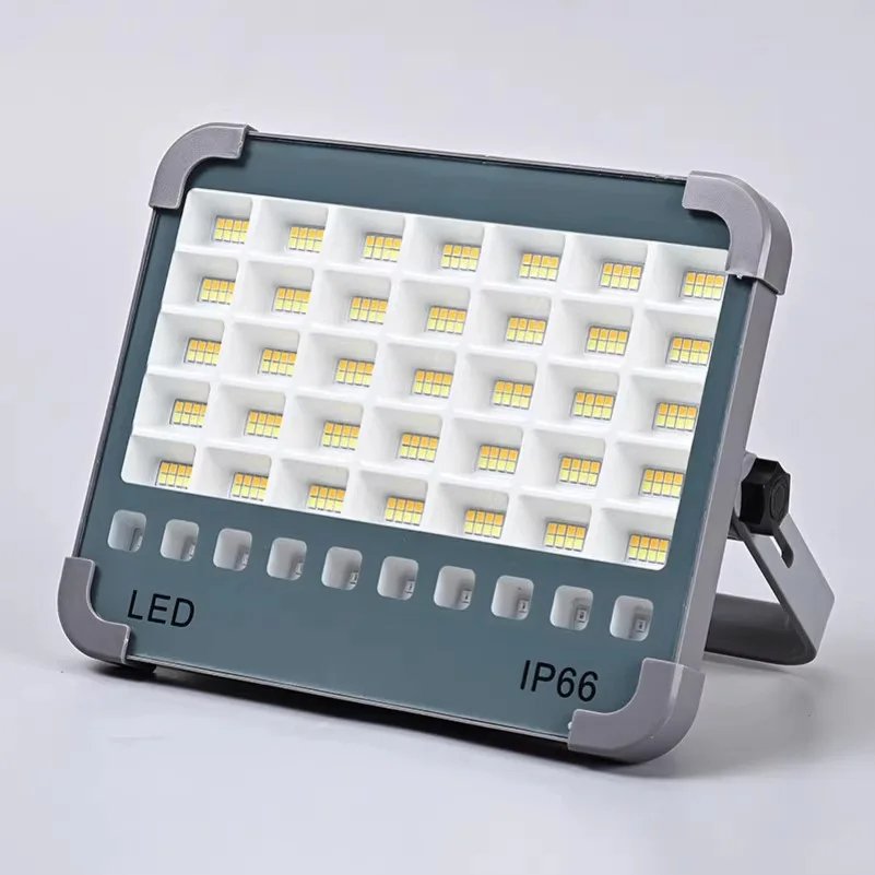 Chargeable LED Light With Solar Panel Big Size (grey)