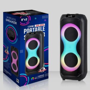 Nuvotton Party Speaker-8802 40W Portable Bluetooth Speaker with Wireless Microphone