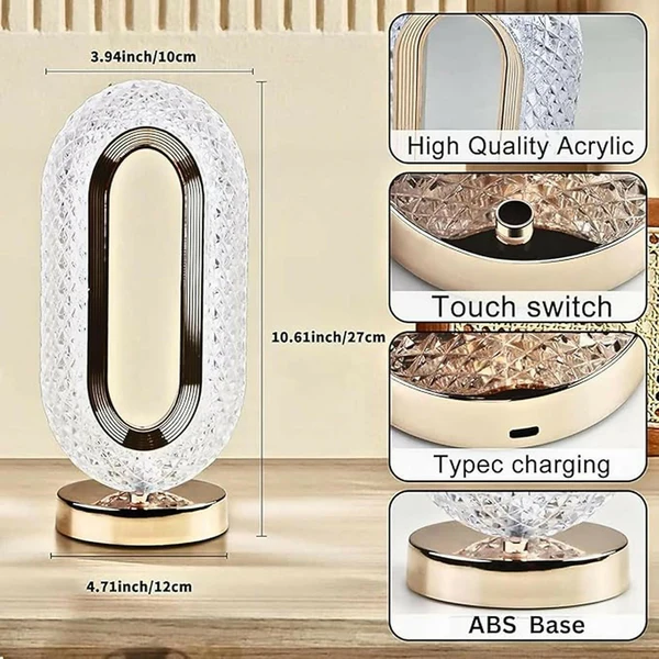 Luxury Crystal Touch Lamp - Image 2